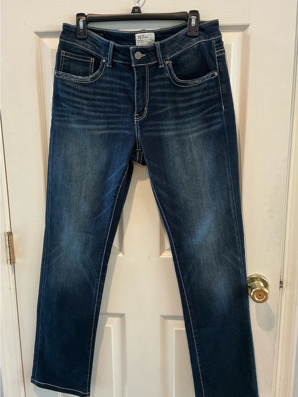 Buckle BKE Festival Stella Stretch Dark Wash Denim Straight Leg Rodeo Cowgirl 31 - Picture 4 of 16